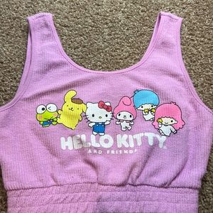 Hello Kitty and Friends Cropped Tank Top